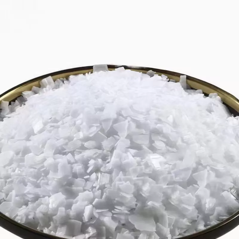 Flocos de hidróxido de sódio